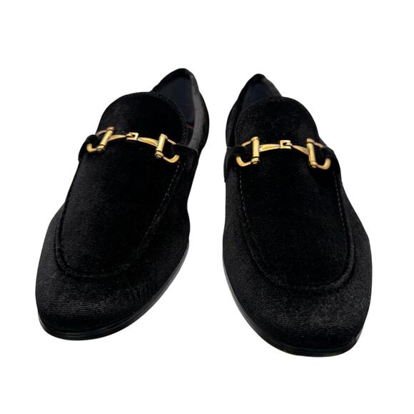 Steve Madden Men\'s Delrayy Black Velvet Loafers Shoes Size 11 main image 8